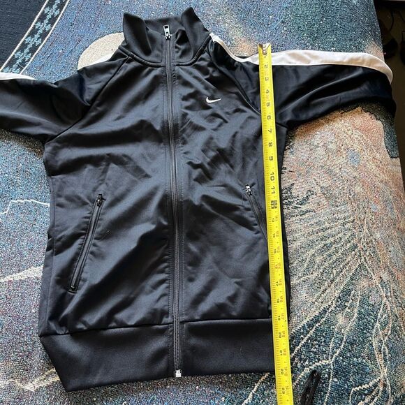 Nike The Athletic Dept Full Zip Track Jacket Black White Stripes Size S SP Y2K - Picture 11 of 15